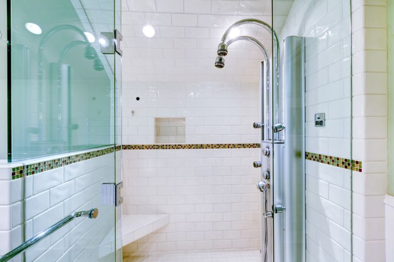 Stylish Shower with Glass Doors
